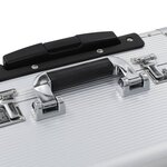 vidaXL Valise de pilote 54 x 44 x 21 cm Argenté Aluminium