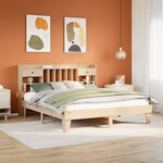 vidaXL Cadre de lit sans matelas 180x200 cm bois massif de pin