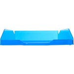 Corbeille À Courrier Combo Midi Translucide Grainé Linicolor - Turquoise - X 6 - Exacompta