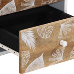 vidaXL Table de chevet 40x33 5x46 cm bois de manguier solide