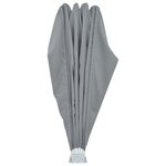 vidaXL Auvent latéral pliable de terrasse Gris 160 cm