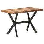 vidaXL Table de salle à manger 120x60x75 cm Bois avec finition miel