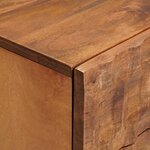 vidaXL Cabinet de chevet Marron 50 x 33 x 62 cm Bois de mangue massif