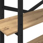 vidaXL Étagère Chêne artisanal 100 x 33 5 x 178 cm Bois d'ingénierie