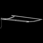 vidaXL Auvent Rétractable Rouge et Blanc 350 x 250 cm