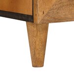 vidaXL Buffet avec tiroir Marron clair 33 5 x 40 x 75 cm