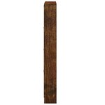 vidaXL Armoire à chaussures Chêne fumé 59x17x150 cm Bois d'ingénierie