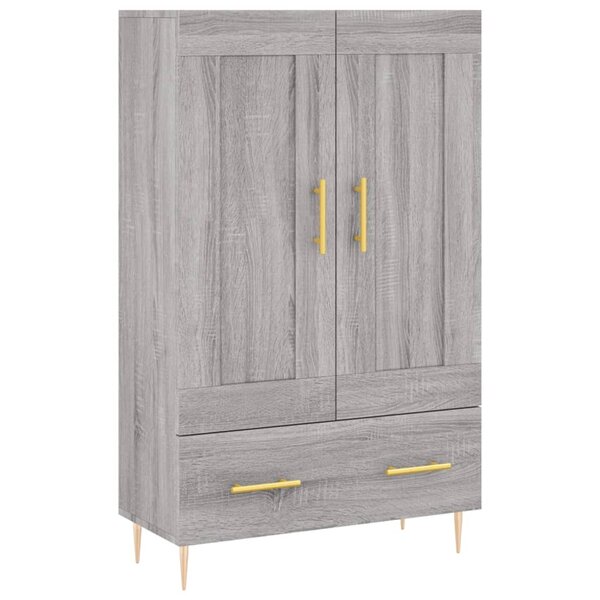 vidaXL Buffet haut sonoma gris 69 5x31x115 cm bois d'ingénierie