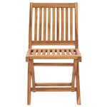 vidaXL Chaises de jardin 2 Pièces avec coussins beige Bois de teck massif