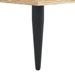 vidaXL Cadre de lit sans matelas chêne sonoma 140x200 cm