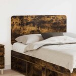 vidaXL Tête de lit Chêne fumé 120 cm Bois d'ingénierie