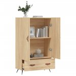vidaXL Buffet haut chêne sonoma 69 5x31x115 cm bois d'ingénierie