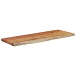vidaXL Étagère murale rectangulaire massif acacia bordure assortie