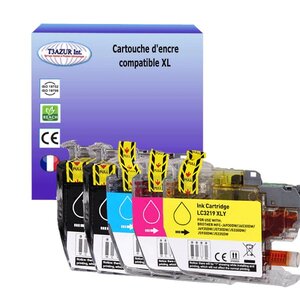 5 Cartouches compatibles avec Brother LC3217/LC3219XL (Noire+Couleur) – T3AZUR