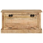 vidaXL Banc de rangement de chaussures 85x40x45 cm Bois de manguier
