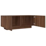 vidaXL Meuble TV Chêne marron 100x35x40 cm Bois d'ingénierie