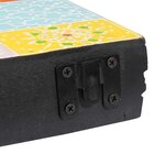 vidaXL Étagères Murales avec étagère 2 Pièces Multicolore 60 x 20 x 6 cm