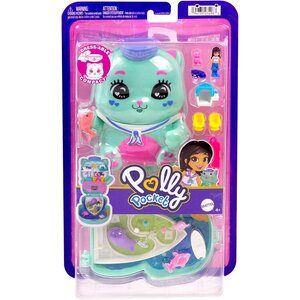 Mattel JCR37 - Polly Pocket - Coffret chaton marin