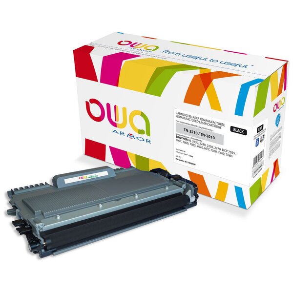 Toner remanufacturé compatible Brother TN2210 Noir