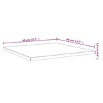 vidaXL Étagères murales 4 Pièces chêne fumé 40x40x1 5cm bois d'ingénierie