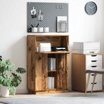 vidaXL Bureau Bois ancien 71 5 x 31 5 x 106 5 cm Bois d'ingénierie