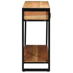 vidaXL Table console Marron 120 x 33 x 75 cm Bois d'acacia massif