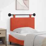 vidaXL Tête de lit suspendue Tissu en velours côtelé