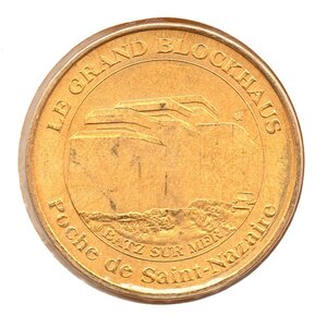 Mini médaille monnaie de paris 2009 - le grand blockhaus