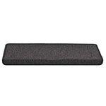 vidaXL Tapis d'escalier 30 pièces 65 x 21 x 4 cm Anthracite Bord rectangulaire