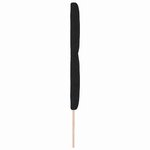 vidaXL Tête de lit Noir 200 cm tissu