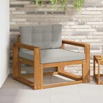 vidaXL Sofa de milieu extérieur Naturel
