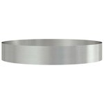 vidaXL Jardinières jardin 5 Pièces 120x120x20 cm en acier inoxydable