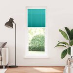 vidaXL Store plissé vert pétrole 70x200 cm largeur du tissu 69 4 cm