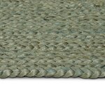 vidaXL Tapis de surface Vert olive 240 x 240 cm Jute