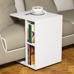 Homemania Table basse Ceylin 45x35x57 5 cm Blanc