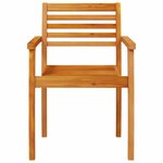 vidaXL Ensemble de salle à manger pour jardin 7 Pièces Marron