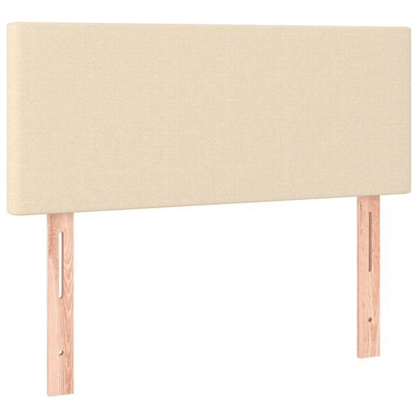 vidaXL Tête de lit Crème 90x5x78/88 cm Tissu