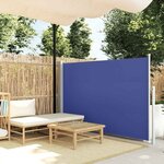 vidaXL Auvent latéral rétractable 140 x 300 cm Bleu
