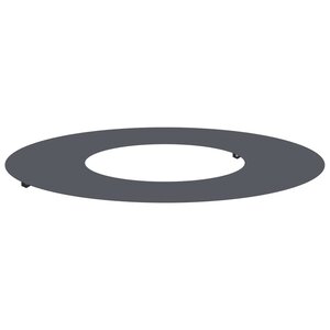 vidaXL adapté pour anneau d'arbre plat Anthracite Ø30 / 60 cm Acier