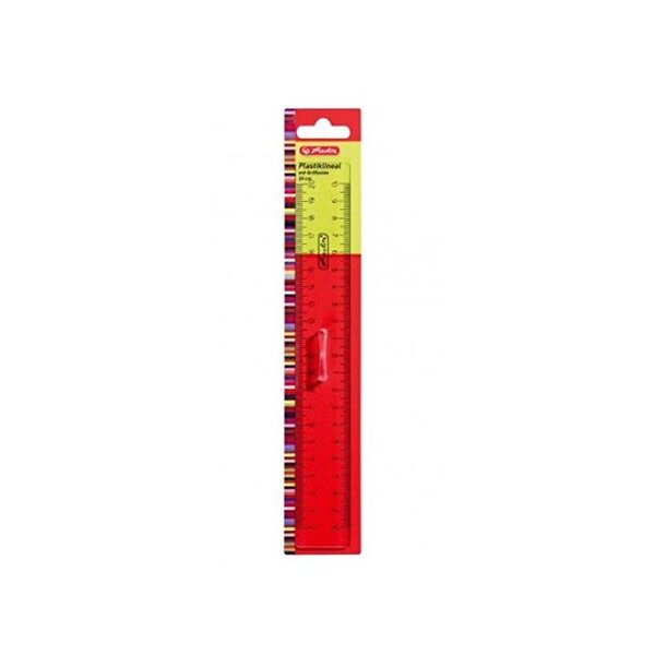 Règle Double décimètre à poignée 20 cm HERLITZ