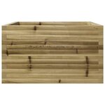 vidaXL Jardinière 80x80x46 cm bois de pin imprégné