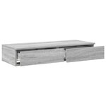 Tiroirs de lit vidaXL Gris Sonoma 90x36 5x16 5 cm en bois d'ingénierie