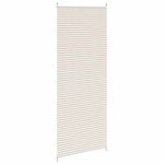 vidaXL Store plissé 90x200 cm Crème