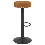 vidaXL Tabourets de bar lot de 2 marron velours