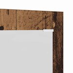 vidaXL Porte-manteau mural Montage mural Bois ancien 96 x 1 5 x 90 cm