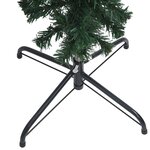vidaXL Arbre de Noël artificiel renversé pré-éclairé vert 210 cm