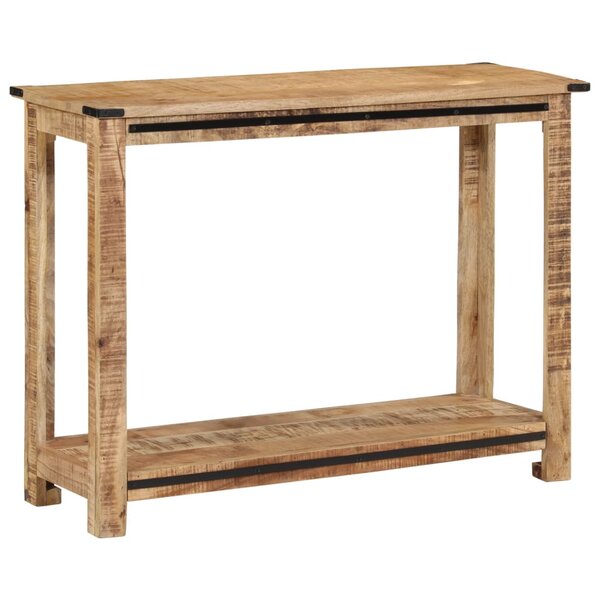 vidaXL Table console 100x35x75 cm bois de manguier massif