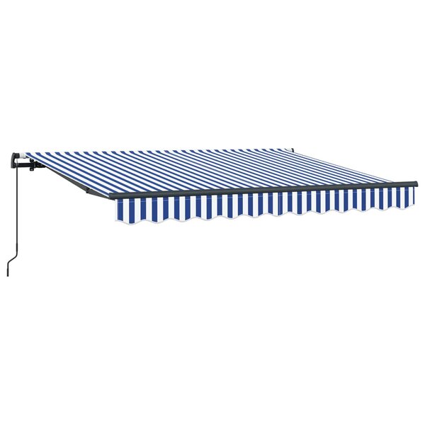 vidaXL Auvent Rétractable Bleu 300 x 200 cm tissu