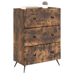 vidaXL Armoire à tiroirs 66 x 34 5 x 90 cm Bois d'ingénierie