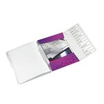 Trieur WOW Polypro A4 12 compartiments Violet métallisé LEITZ